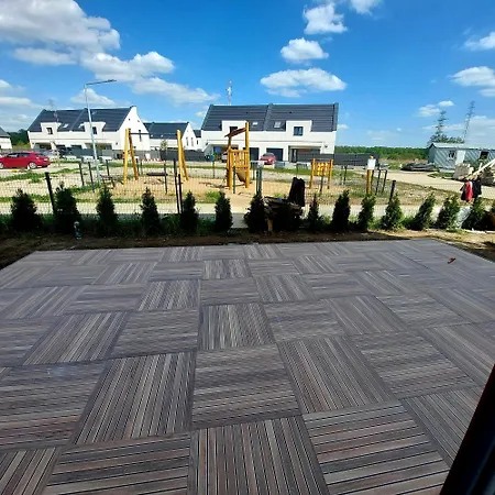Luxury Modern New With Garden Close To Wroclaw Self Check-in 24h 公寓